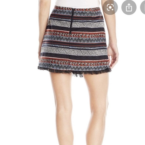 NWT Sam Edelman Hope Stripe Skirt in Multi - Picture 3 of 8